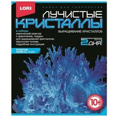 Набор для творчества Лучистые кристаллы Синий кристалл,Лк-002 3 шт. Lori