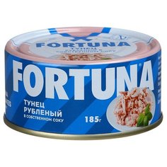 Рыбные консервы Fortuna Тунец рубленый, 185г 2 шт. Фортуна