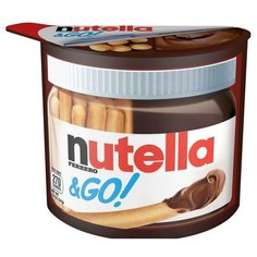 Паста ореховая Nutellа с хлебными палочками, 52г 2 шт. Nutella
