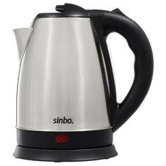 Чайник Sinbo SK 8004 1.8л. 1800Вт серебристый матовый/черный (металл)