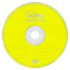 Носители информации DVD-R, 16x, Mirex, конверт/1, UL130003A1C 7 шт.