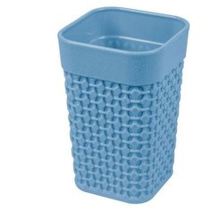 Стакан в ванную комнату OSLO туманно-голубой PT1343ТГ-20 3 шт. Plast Team