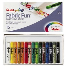 Набор для творчества Пастель д/рис на ткани ,15 шт.PTS-15 Pentel