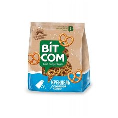 Сушки Крендель с морской солью Bitcom, 130г 5 шт.