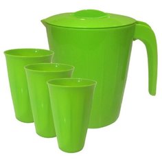 Набор Кувшин 1,9л + стаканы 350мл 3шт GR1828 Plastic Republic