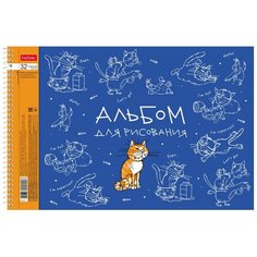 Альбом для рисования 32л А4 спираль Забавные животные в асс. 067346 5 шт. Hatber