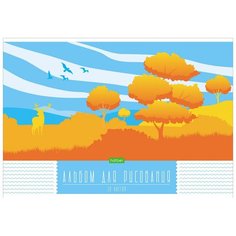 Альбом для рисования 20л А4 скрепка Ярко стильно! в асс.067283 10 шт. Hatber