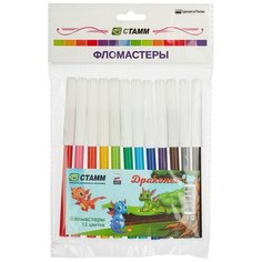 Фломастеры Стамм 12 цв. в блистере ФЛ544 5 шт.