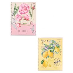 Тетрадь общая А5 48л клетка,греб,мел.обл. Цветы И цитрусы 48-4526 6 шт. Проф Пресс