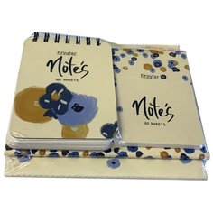 Набор Kroyter Flowers 4предм: альбом, тетрадь, 2 блокнота, Н0002