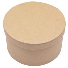 Коробка шкатулка из картона для декорирования, ?11x6 см,2-594/36 Hobby Time