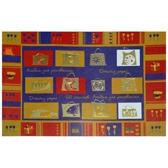 Альбом для рисования Kroyter 50л,склей,100гр.А4,Стиль,фольга,60021 4 шт. Кройтер