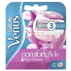 Сменные кассеты для бритья GILLETTE VENUS ComfortGlide SPA Breeze 4шт