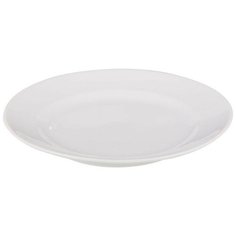 Тарелка обеденная 265мм фарфор белая (4С0679) Добрушский фарфоровый завод
