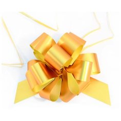 Бант набор шар 10 шт/уп, 30х1000 мм, метал.золото,44912 Veld Co