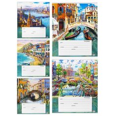 Тетрадь школьная А5 12л,клетка восхитительный ВИД 5диз 12-4342 24 шт. Проф Пресс