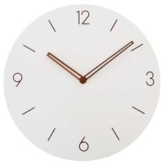 Часы настенные, круглые, белый, дерево ?30см WD200921 Apeyron