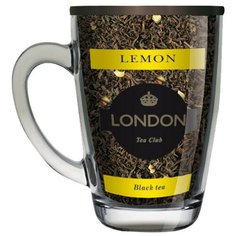 Чай черный "Лимон" ТМ London Tea Club 70г в стеклянной кружке 2 шт.