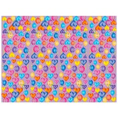 Скатерть полиэтиленовая Праздничное настроение 140смх180см 108609 2 шт. Патибум