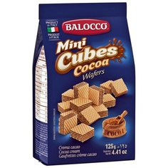 Вафли Balocco мини кубики Какао, 125г 18761 2 шт.