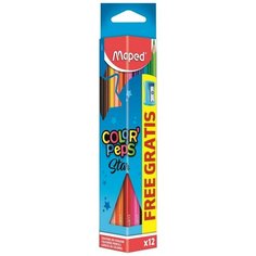 Карандаши цветные 12цв 3-гран Maped 183213 2 шт.