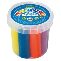 Набор для творчества тесто для лепки Lori Пластишка, 7цв. по 12 гр,Тдл-001 5 шт.