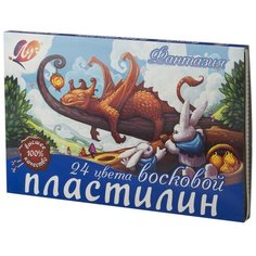 Пластилин восковой Луч Фантазия 24цв стек 420г 25С 1525-08 2 шт.