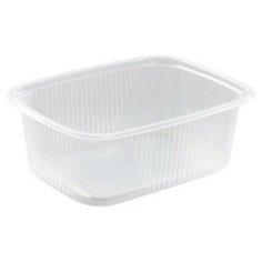 Контейнер 200мл, 108х82, прозрачн., ПП, без кр. 1000шт/кор (Крышка 1229484) Юпласт