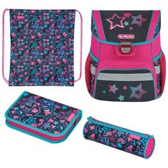 Ранец LOOP PLUS Stars, с наполнением, 50032464 Herlitz