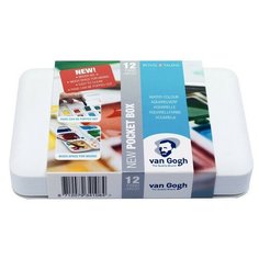 Краски акварельные Van Gogh 12цв кювета пластик.короб, 20808631 Royal Talens