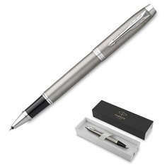 Роллер "Parker IM Stainless Steel CT",черный, в упаковке,Китай,2143633