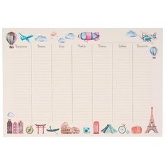 Планинг настольный А4, WEEKLY PLANNER Диз. 4, 55 л, ПНС4205504 2 шт. Канц Эксмо