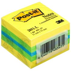 Стикеры Post-it миникуб 2051-L 51х51 лимон 400л 2 шт.