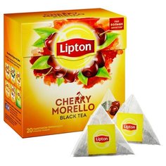 Чай Lipton Cherry Morello черный пирамидки 20пак/уп 2 шт.