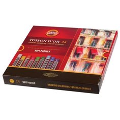 Пастель сухая художественная TOISON D`OR SOFT 8514, 24цв, 8514024005KSRU(Д)