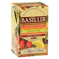 Чай Basilur волшебные фрукты Ассорти/Assorted 25 пак в конверт 2гx12 картон