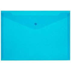 Папка-конверт на кнопке КНК 120 синий прз. 10шт/уп 2 шт. Attache