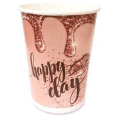 Набор стаканов бумажных Happy Day 200мл 6шт/уп 6073244 5 шт. Патибум