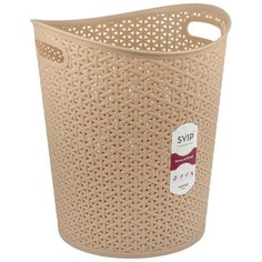 Корзина для бумаг Nature 13л кофейный Svip