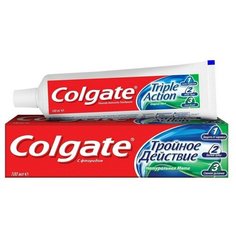 Зубная паста COLGATE Тройное Действие 100мл 2 шт.