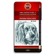 Набор карандашей черн-ых TOISON D`OR 1912,8B-2H,12шт,1912012001PLRU(Д)