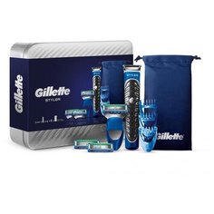 Подарочный набор GILLETTE FUSION ProGlide Styler в металлической коробке