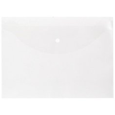 Папка-конверт на кнопке Attache Economy А4 100мкм прозрачный 10шт в уп 3 шт.