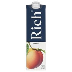 Сок Rich Персик 1л 2 шт.