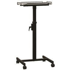 Столик проекционный Lumien Vitel LTV-103,до 20кг,1 полка,колеса,мобильный