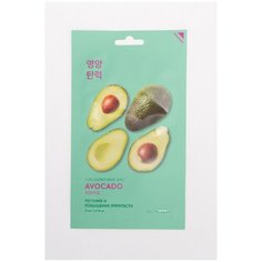 Смягчающая тканевая маска Pure Essence Mask Sheet Avocado, набор 5 шт. 20010104_набор5шт. Без цвета Holika Holika