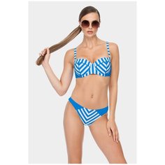 Купальник LORA GRIG, размер 48, белый/голубой