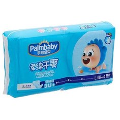 Palmbaby Подгузники Palmbaby L (9-14 кг), по японской технологии, 52 шт