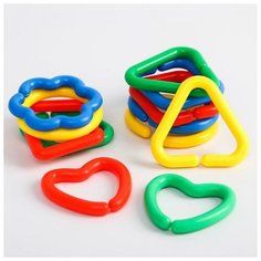 Крошка Я Развивающая игрушка «Цепочка»,12 элементов, микс