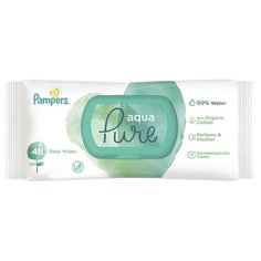 Pampers Влажные салфетки Pampers Aqua Pure, детские, 48 шт.